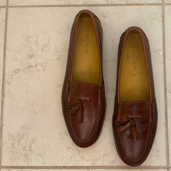 Cole Haan Nike Air Brown Leather Shoes Men’s Size 12 - Picture 2 of 12